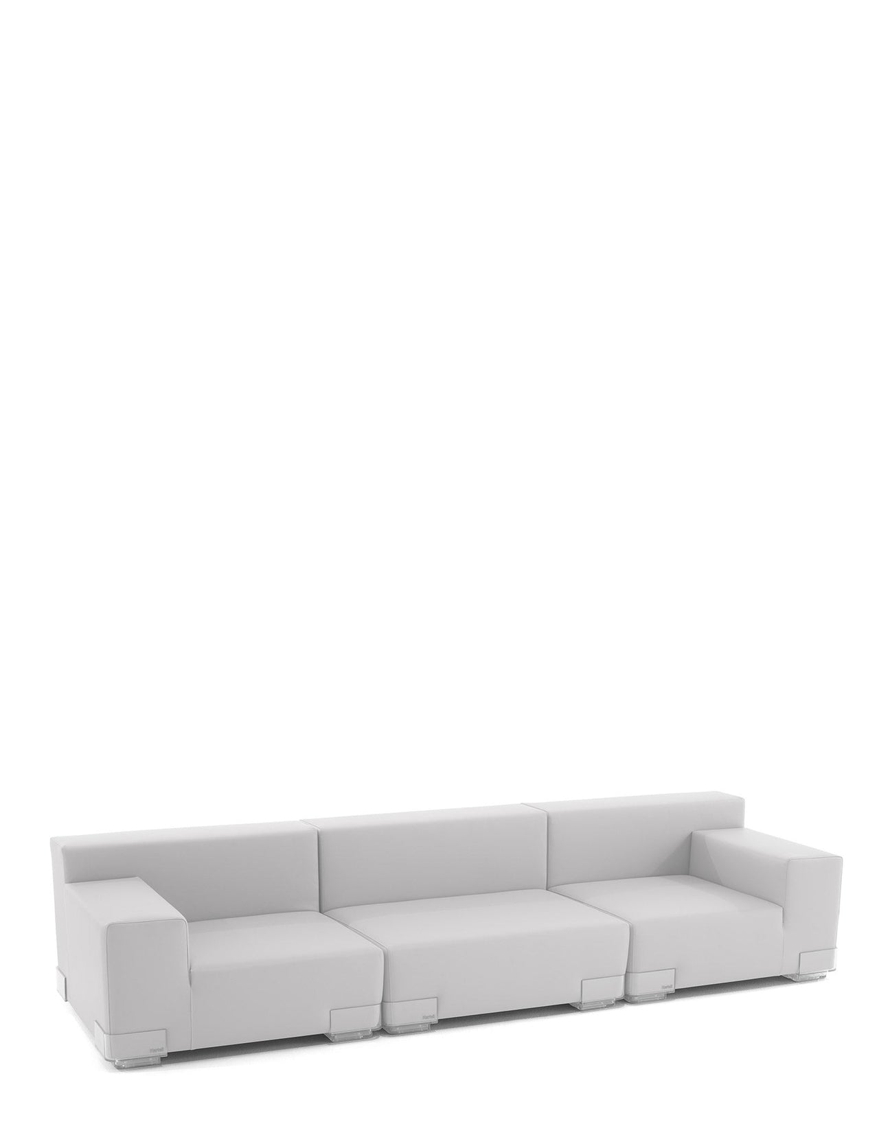 PLASTICS TECH FABRIC POUF