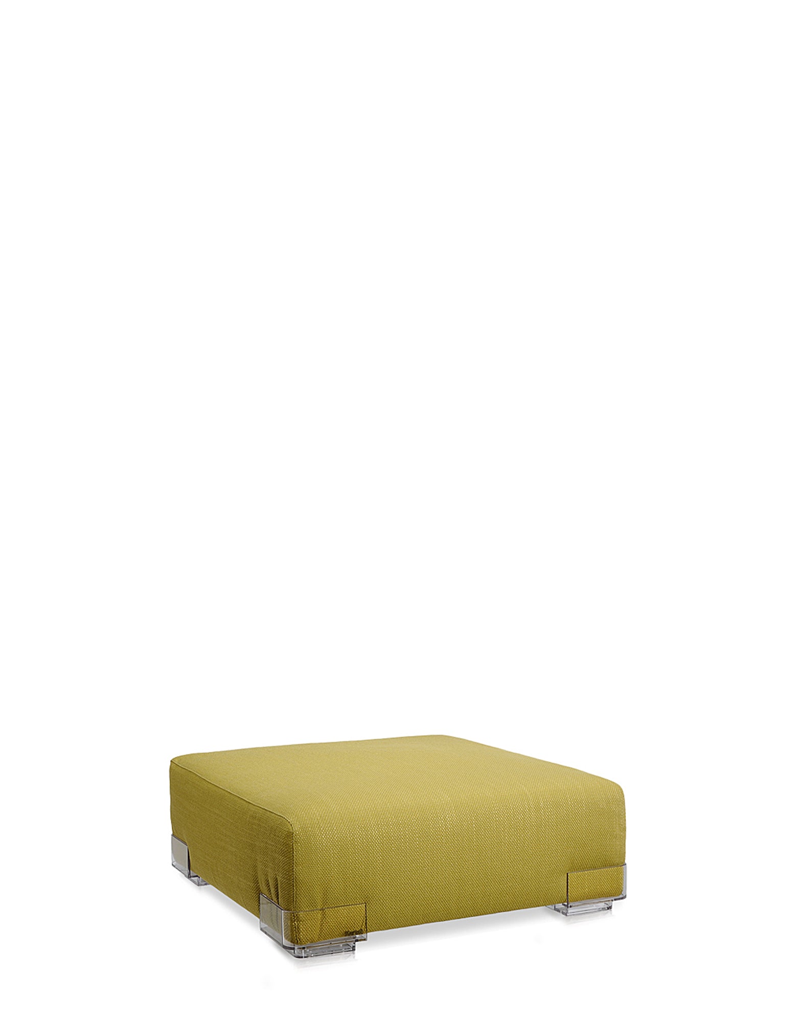 PLASTICS TECH FABRIC POUF