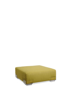 PLASTICS TECH FABRIC POUF